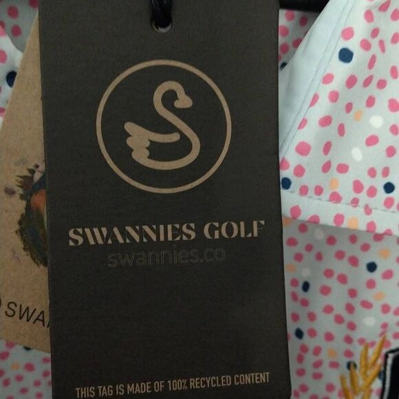 Swannies Polo Golf Shirt, Newport Summit Badge, XXL NWT - Picture 1 of 11